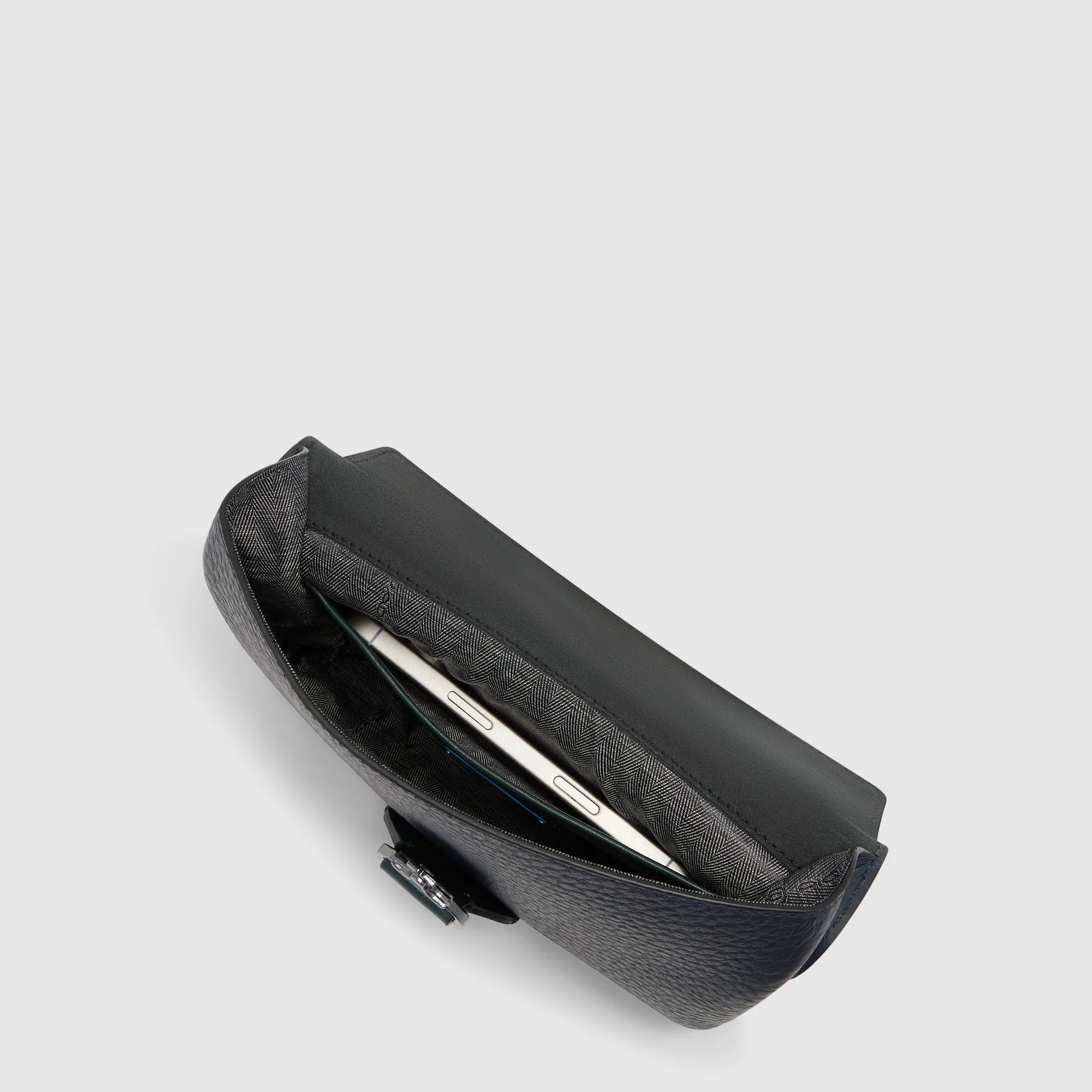 Pochette Uomo in Pelle con Manico da Polso