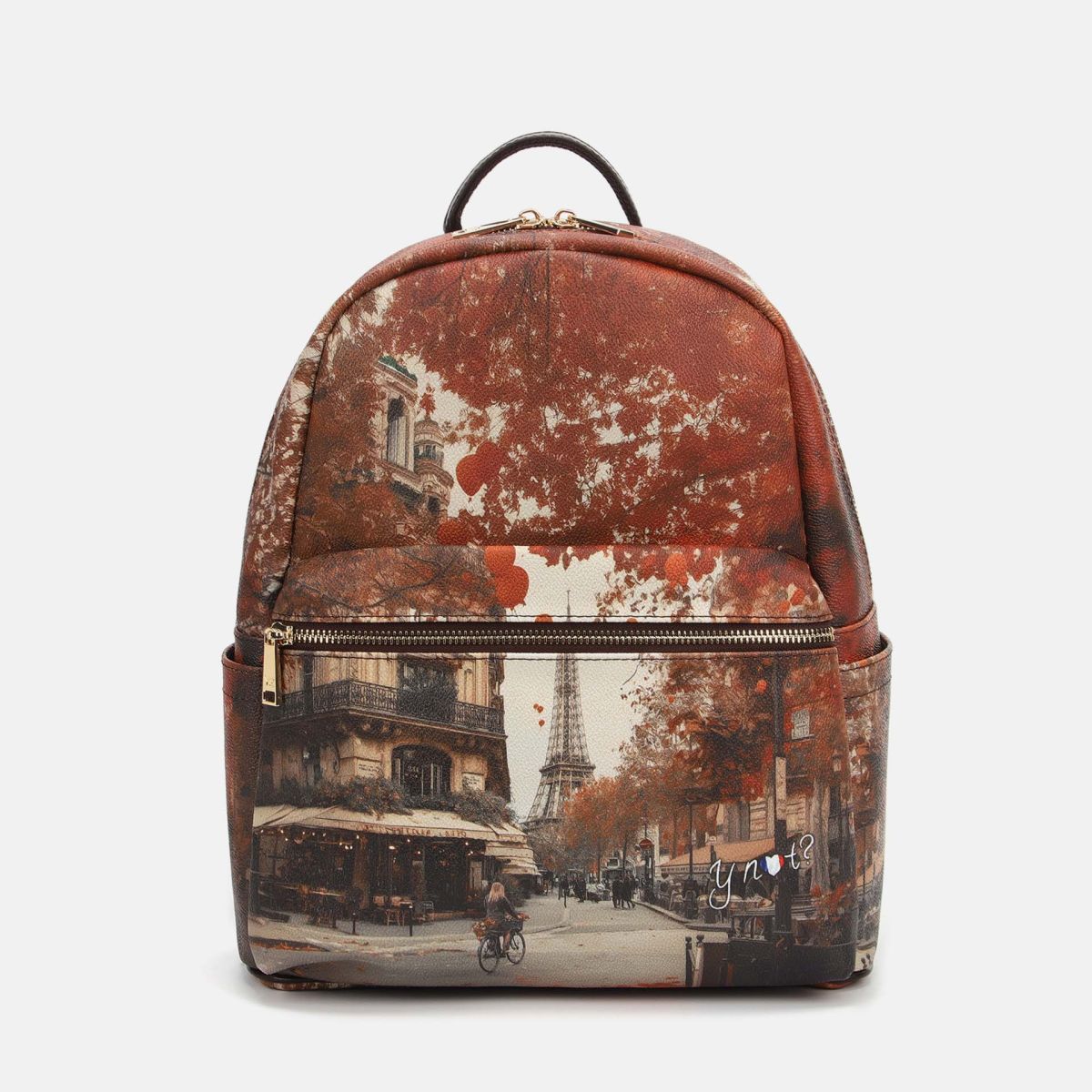 Ynot? Yes Bag Zaino Large Donna con Tasca Frontale