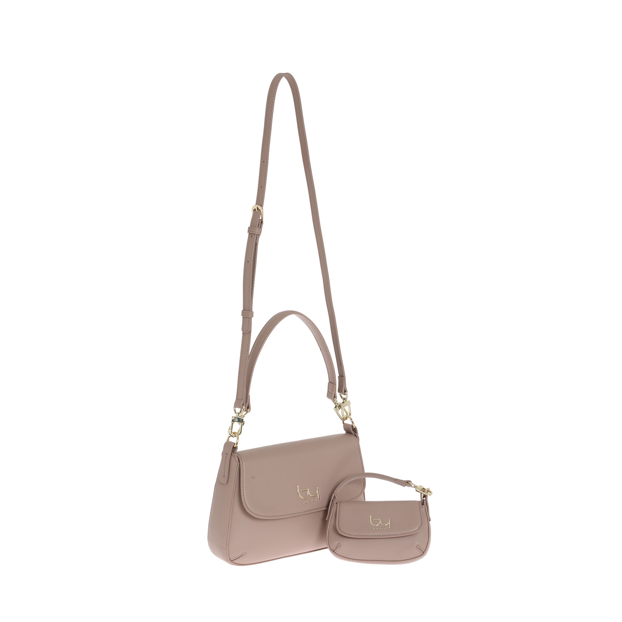Borsa a spalla By Byblos con mini pochette abbinata Rosa TU | Giò Fashion