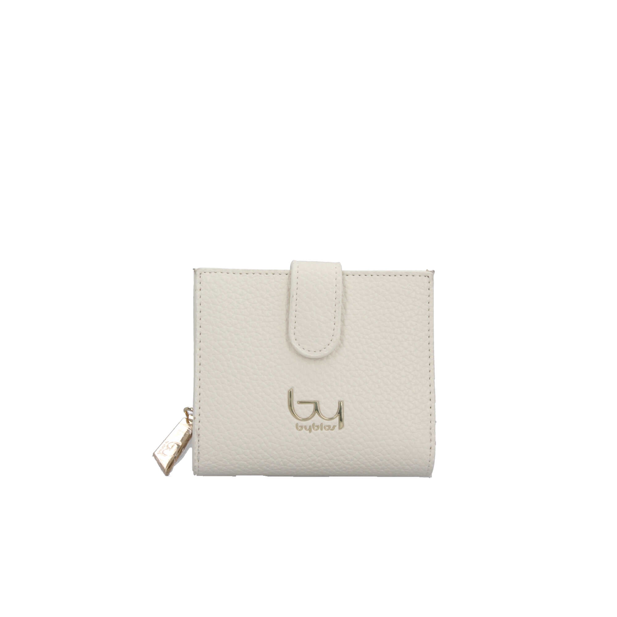 Portafoglio By Byblos compatto con chiusura a bottone Bianco TU | Giò Fashion
