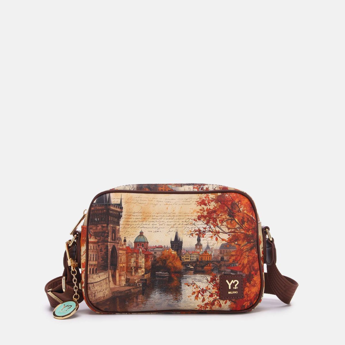 Ynot? Yes Bag Borsa a Tracolla Donna Piccola in Ecopelle