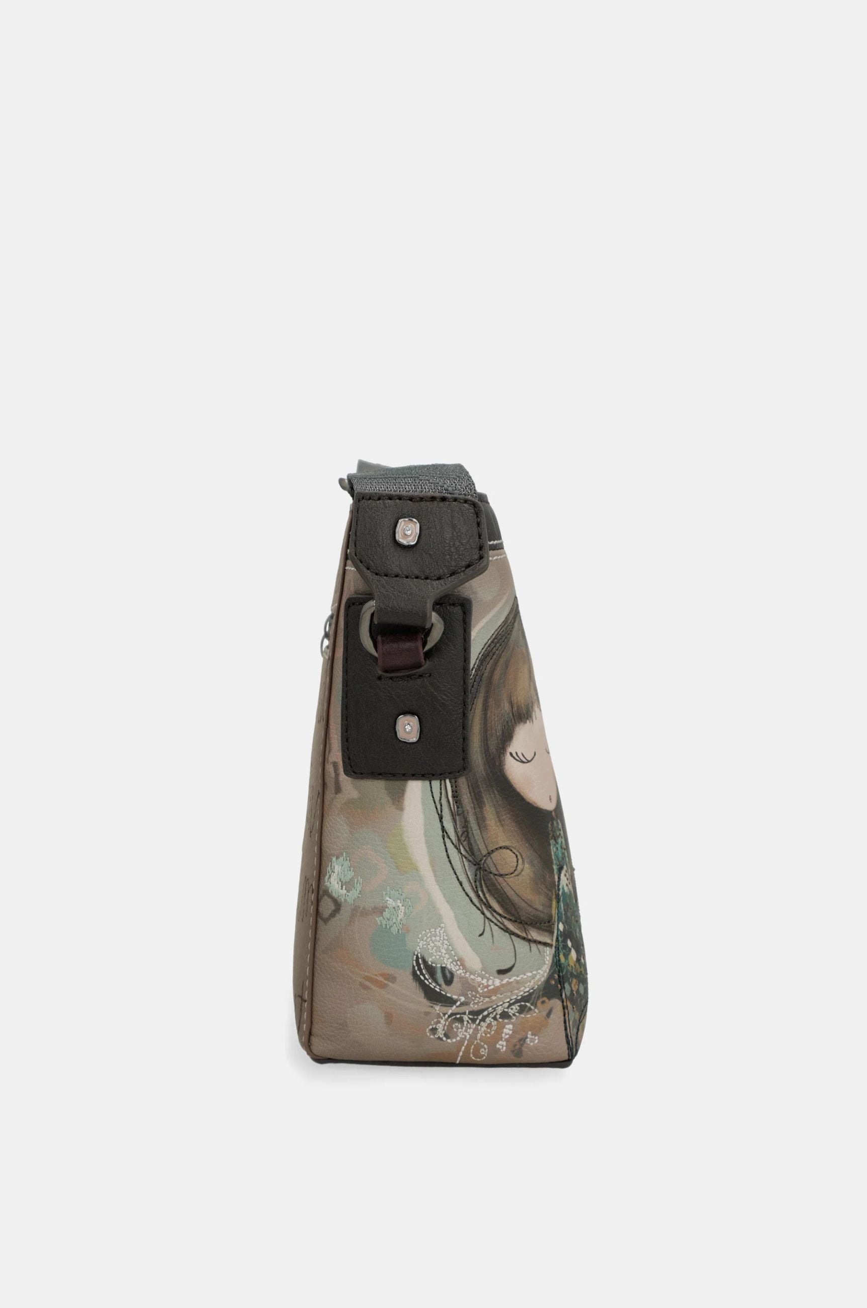 Borsa a tracolla Anekke The World of Dreams con design rettangolare Beige TU | Giò Fashion