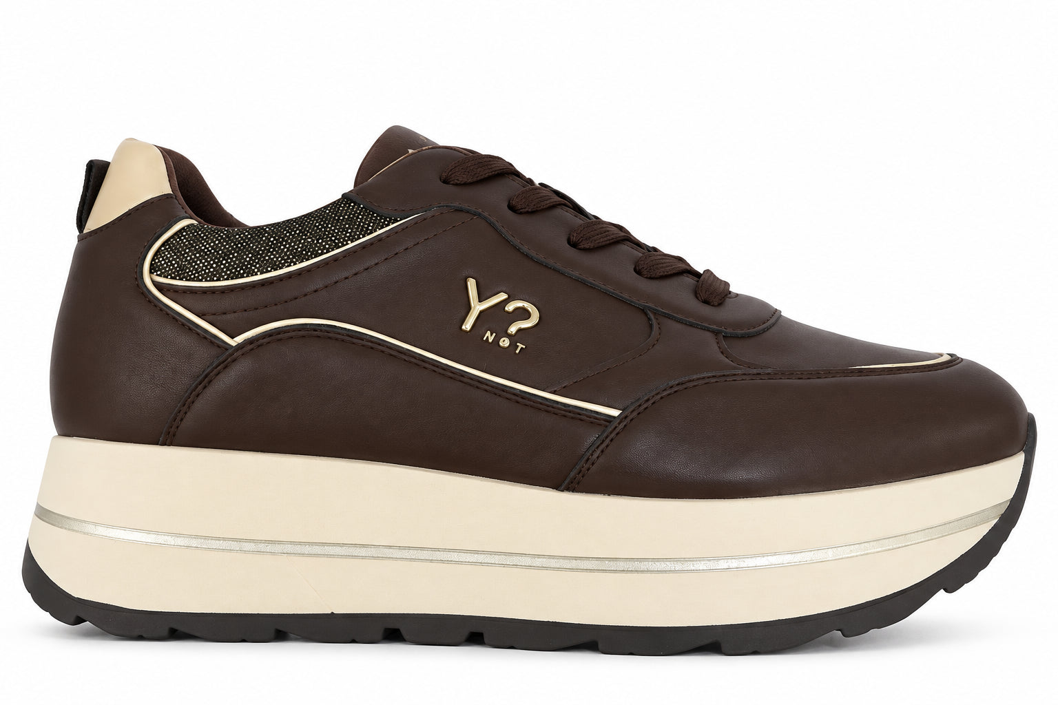 Sneakers Donna Ynot? con Platform e Dettagli a Contrasto