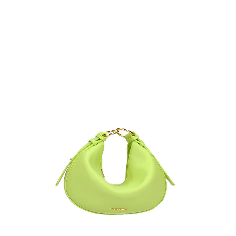 Borsa Vivienne D donna a mano design moderno con catena elegante Verde TU | Giò Fashion