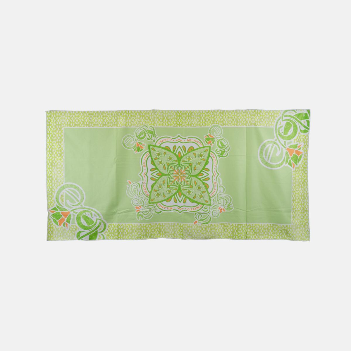 Telo mare donna Y Not con fantasia decorativa VERDE TU | Giò Fashion