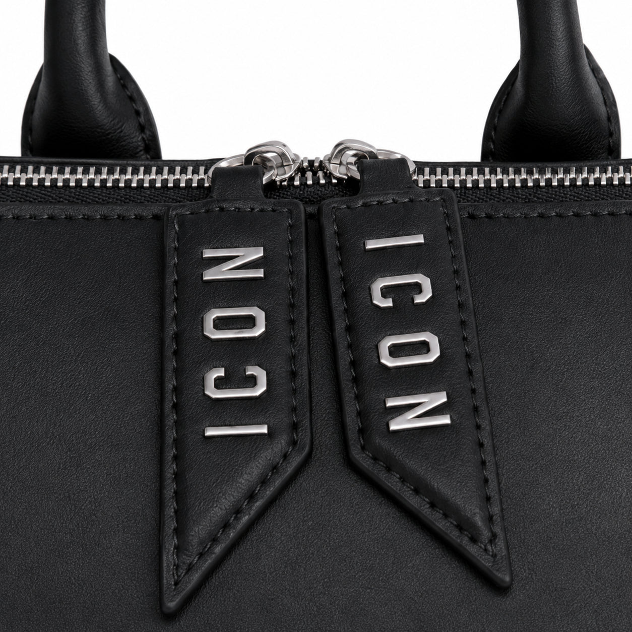 Borsa Icon Donna Media a Mano con Doppia Zip