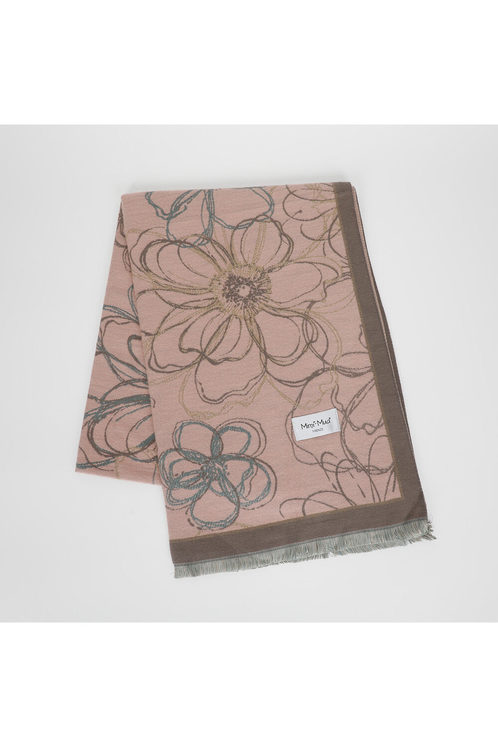 Sciarpa donna Mimi Mua con fantasia floreale elegante