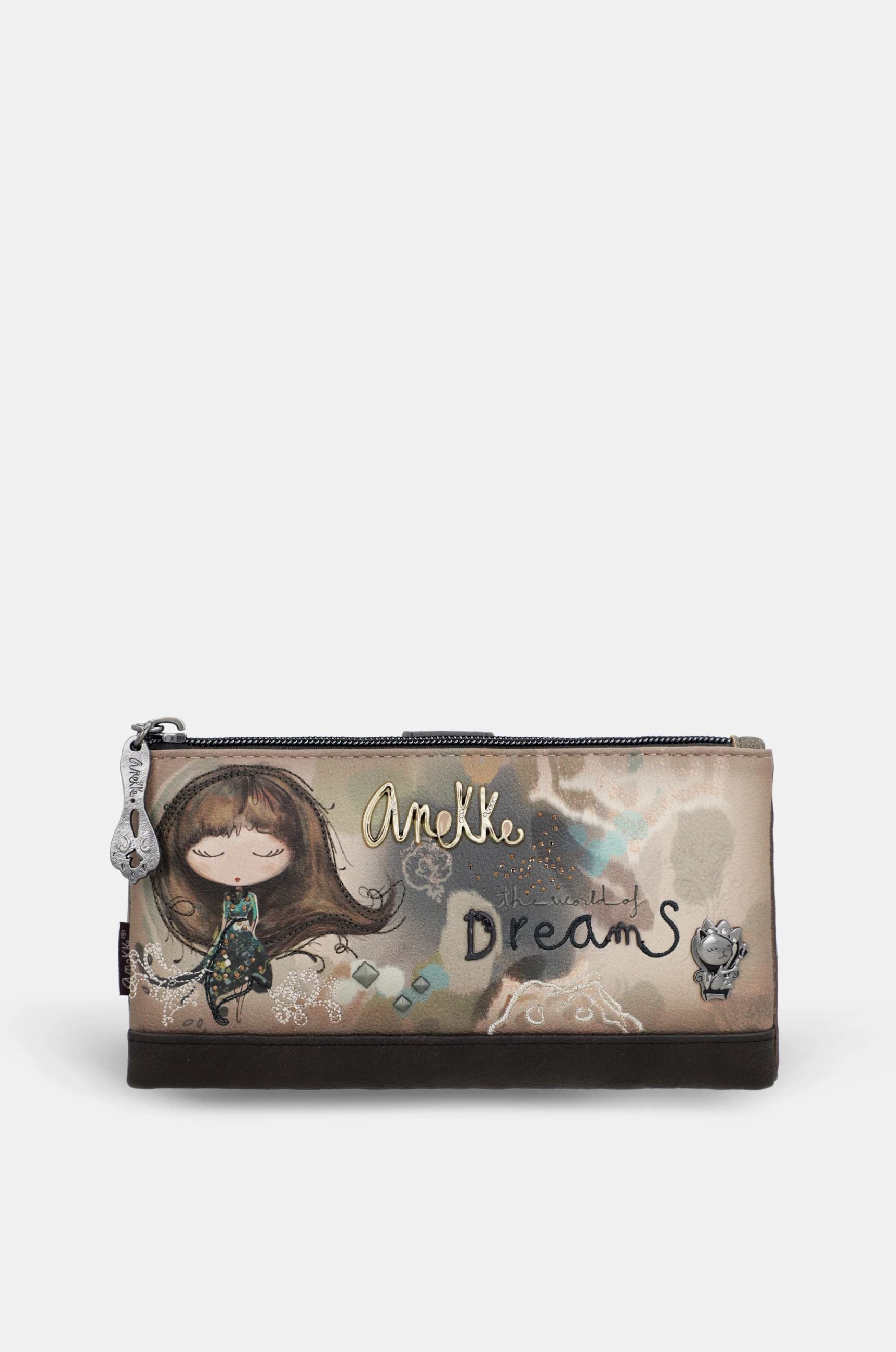 Portafoglio grande Anekke The World of Dreams Marrone TU | Giò Fashion