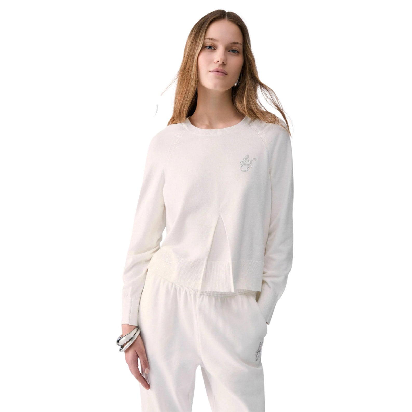 Liu Jo Maglia Donna Girocollo a Maniche Lunghe
