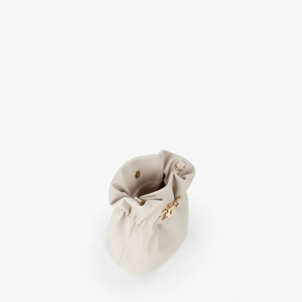 Valentino borsa secchiello donna con chiusura a coulisse Avorio TU | Giò Fashion