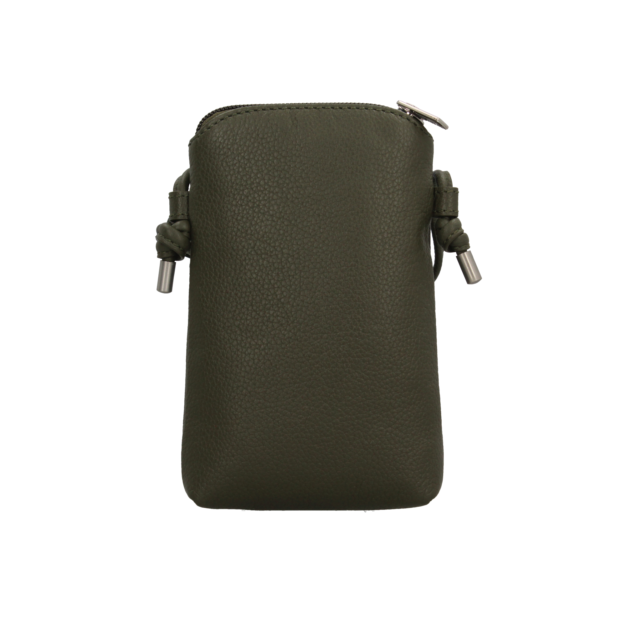 Tracolla Roncato compatta porta smartphone in pelle con laccio regolabile VERDE TU | Giò Fashion