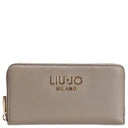 Portafoglio Liu Jo Milano Donna – Elegante con Zip e Logo Metallico TAUPE TU | Giò Fashion