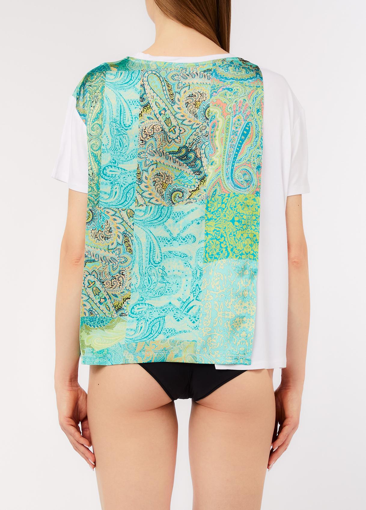 T-Shirt Liu Jo Donna con Logo Frontale Decorato