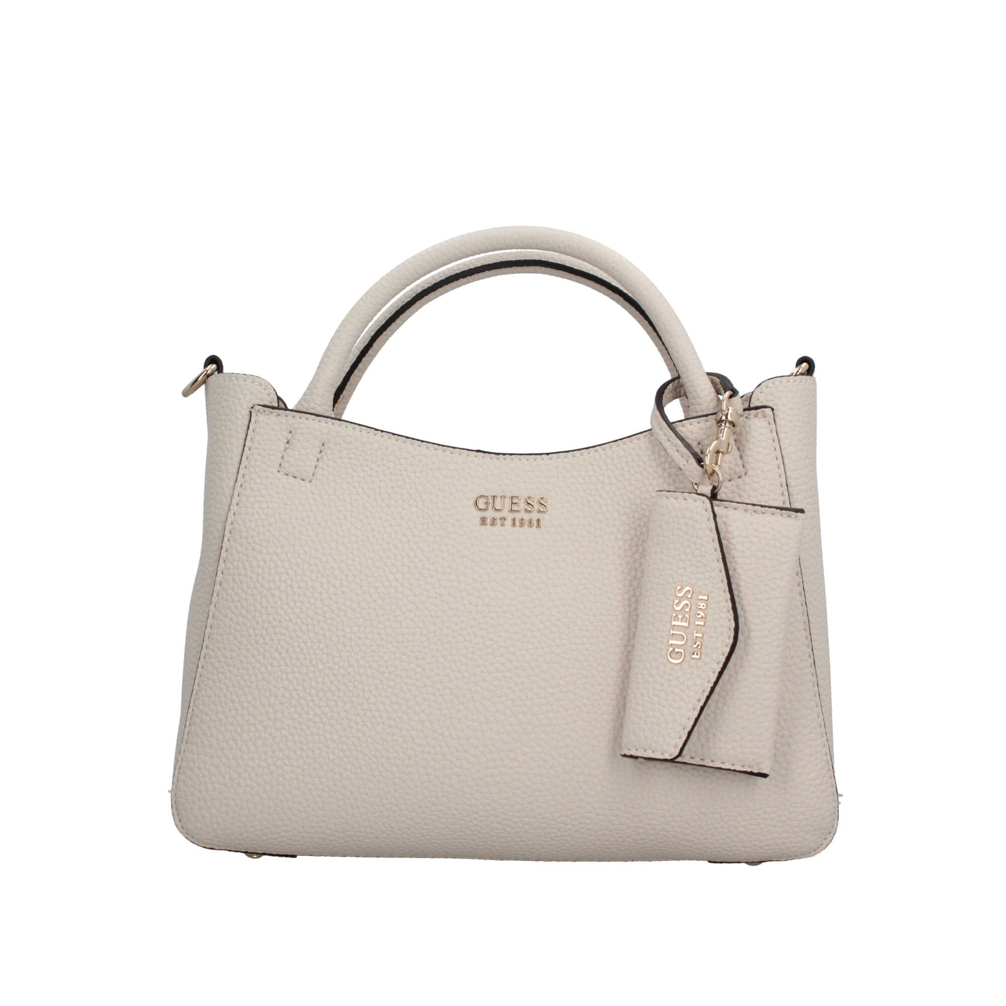 Borsa a Mano Guess con Charm e Tracolla Rimovibile