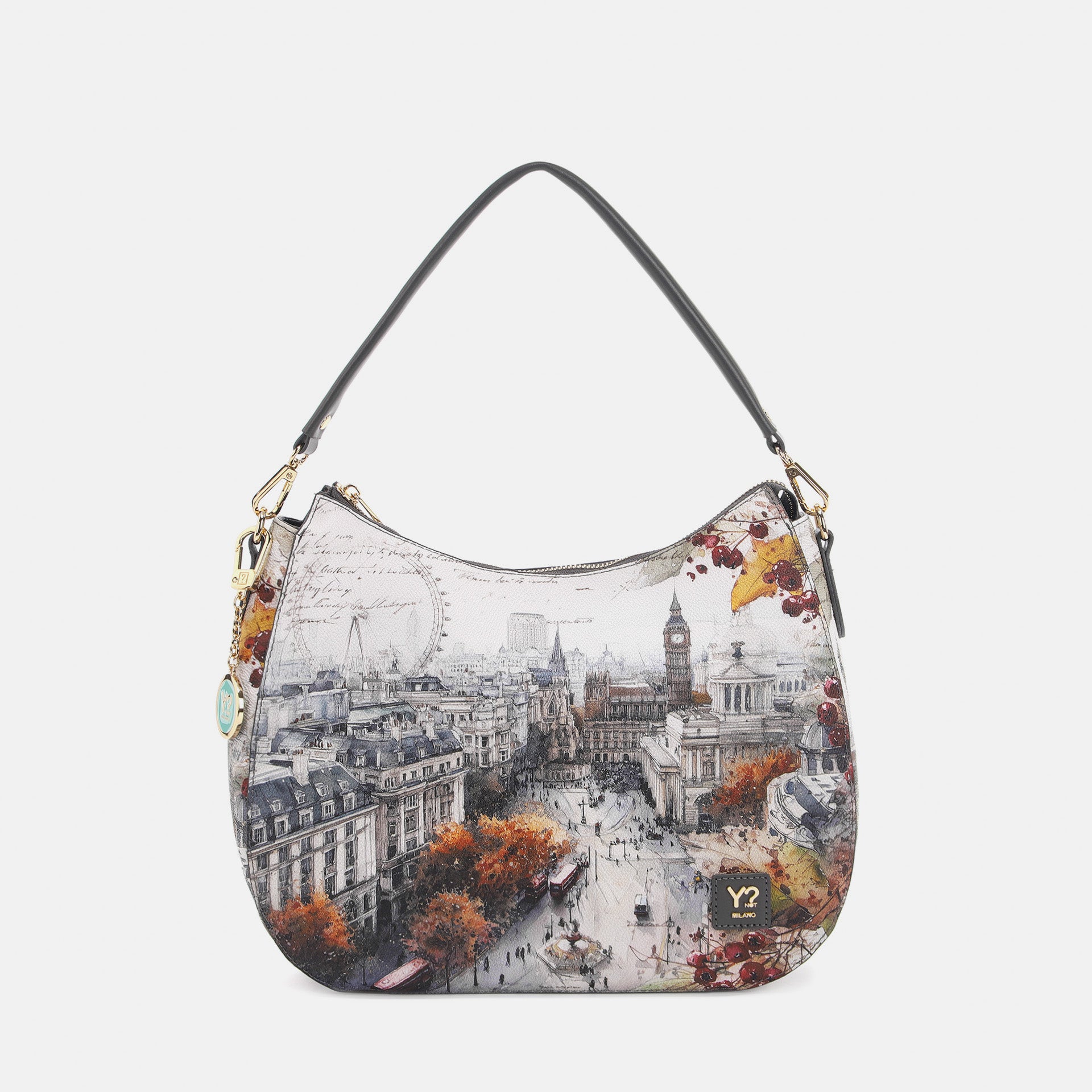 Ynot? Yes Bag Hobo Bag Donna con Tracolla