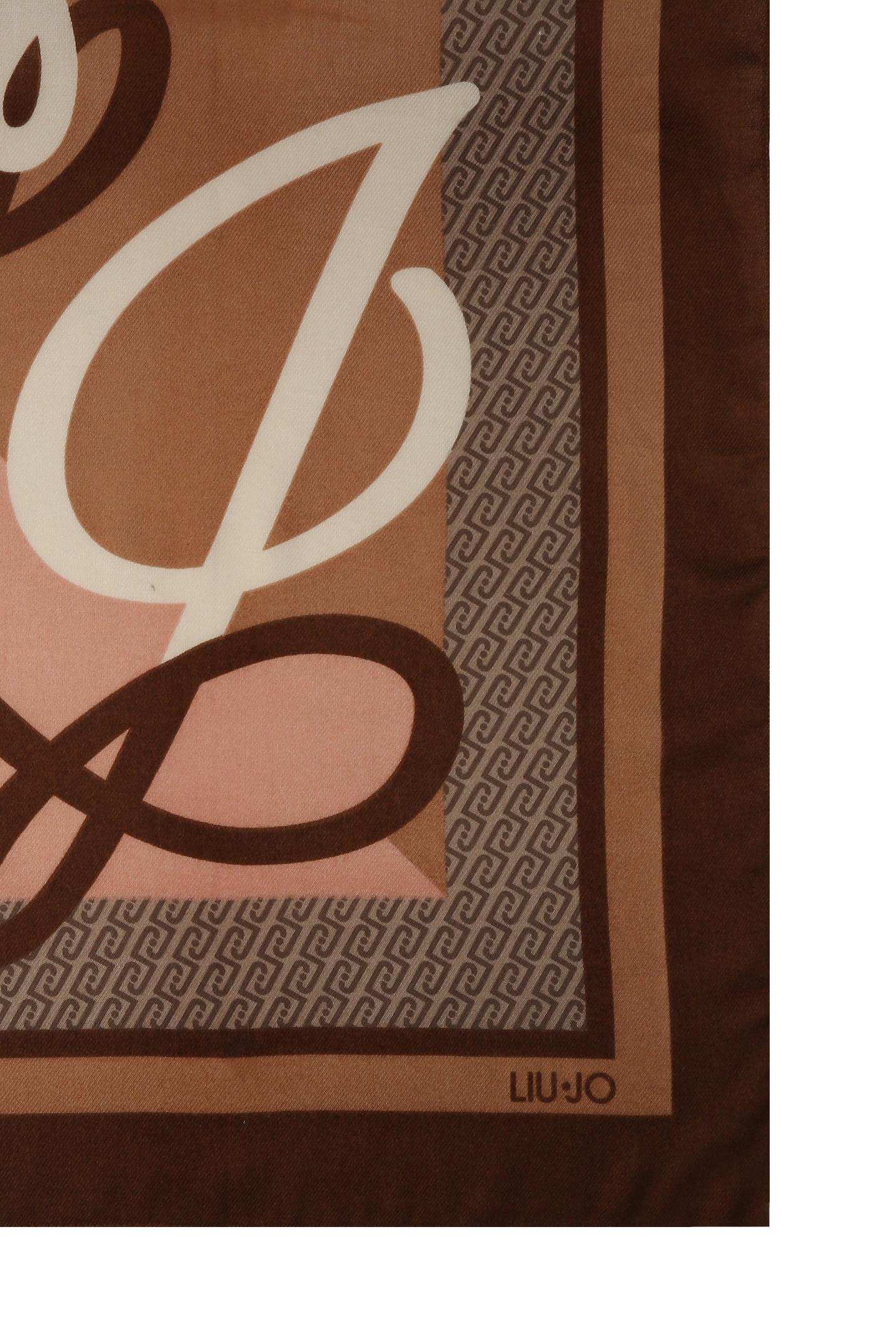 Liu Jo Foulard Grande Donna con Maxi Logo Monogram 120x120