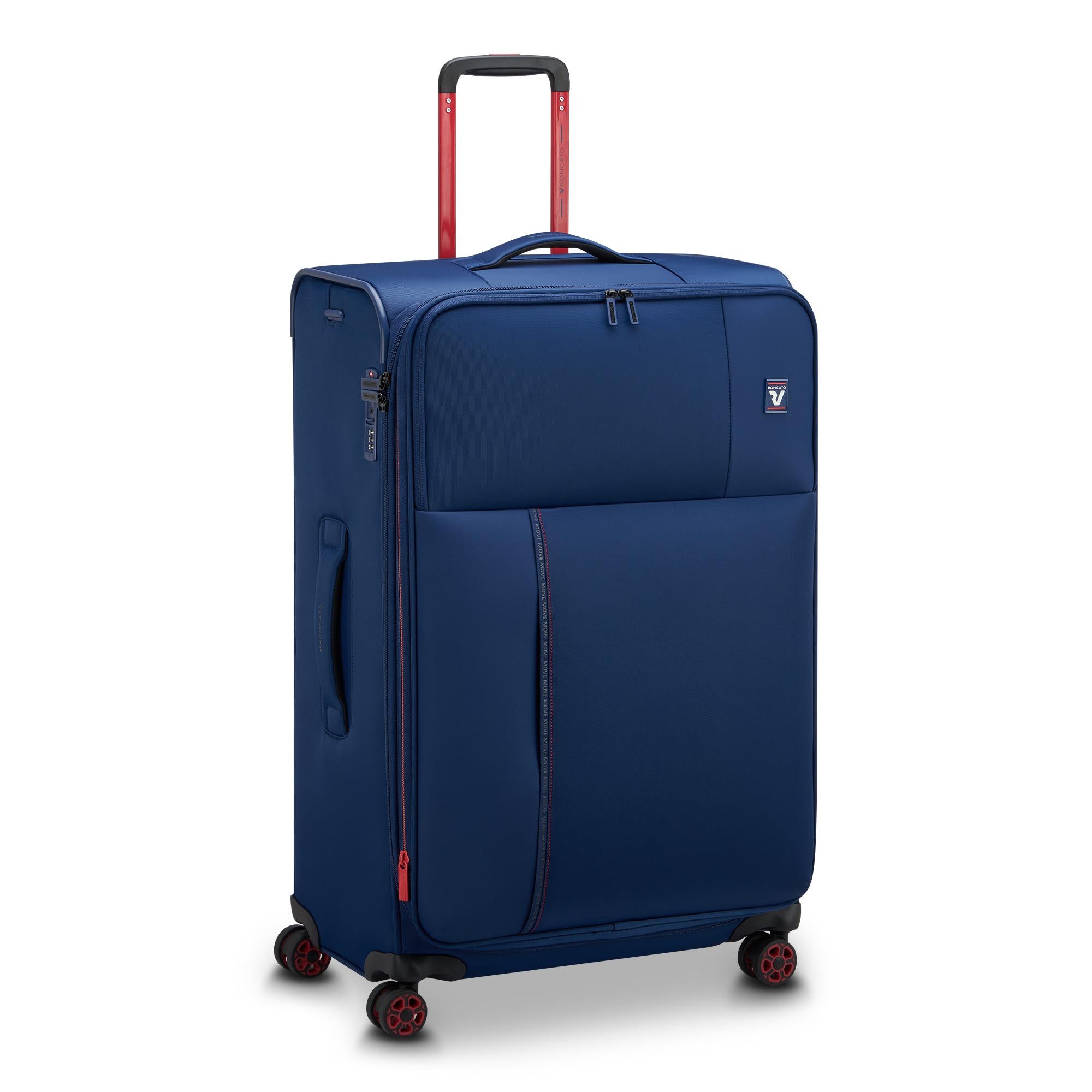 Trolley Grande Roncato 77cm - Valigia Spaziosa e Robusta BLU SCURO TU | Giò Fashion