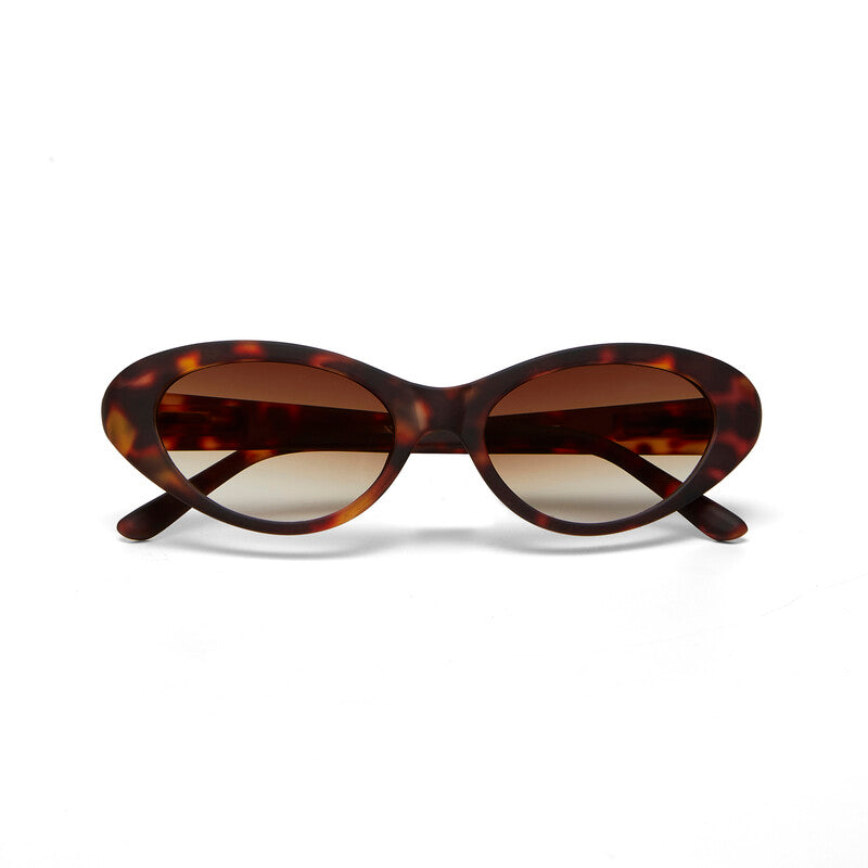 OKKIA Lina Occhiali da Sole Donna Small Cat Eye con Lenti Sfumate e Protezione UV400