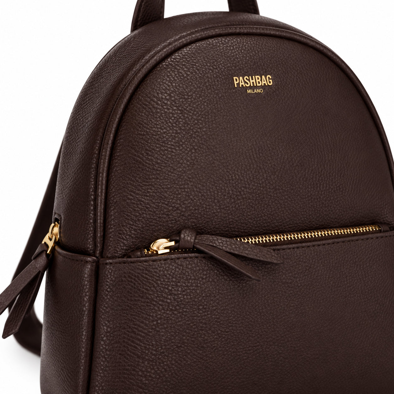 PashBag Zaino Donna Compatto con Tasca Frontale Zip