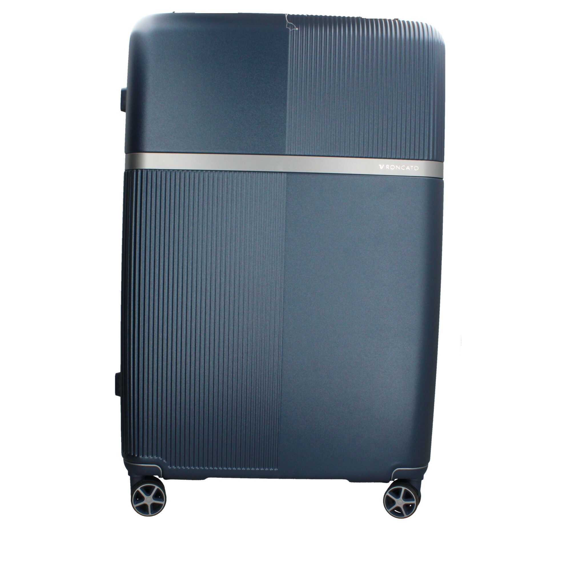 Trolley grande Roncato con scocca rigida e manico telescopico BLU NOTTE TU | Giò Fashion