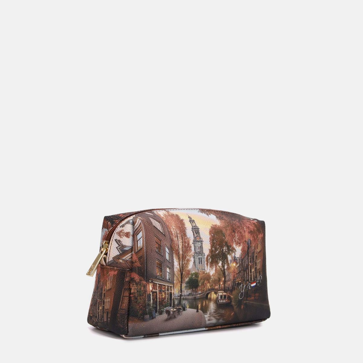 Ynot? Yes Bag Beauty Case Grande Donna in Ecopelle con Zip