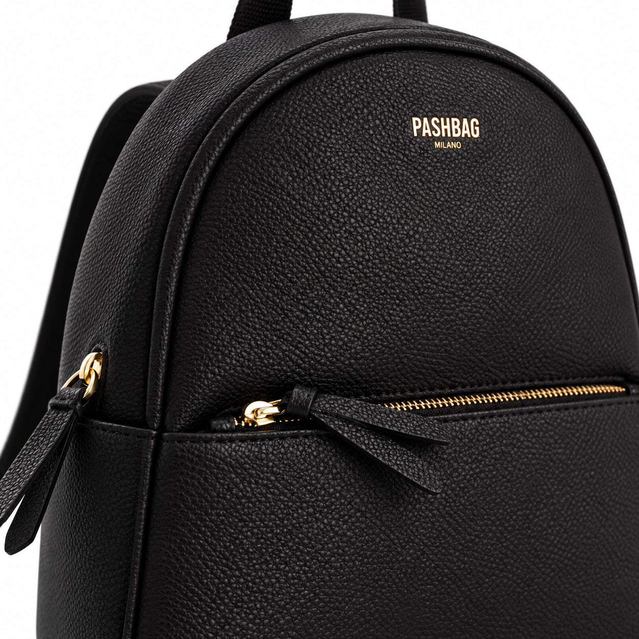 PashBag Zaino Donna Compatto con Tasca Frontale Zip