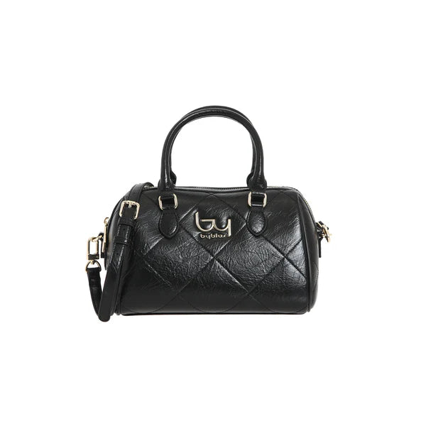 By Byblos borsa bauletto trapuntata con tracolla NERO TU | Giò Fashion
