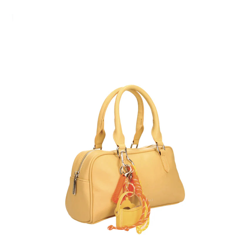Borsa Vivienne D donna a mano compatta design elegante moderno Giallo TU | Giò Fashion