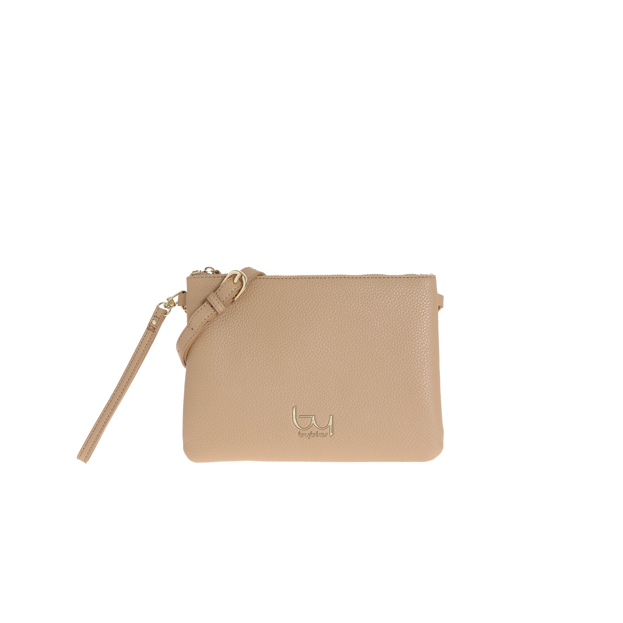 By Byblos pochette donna in ecopelle con tracolla removibile Avorio TU | Giò Fashion