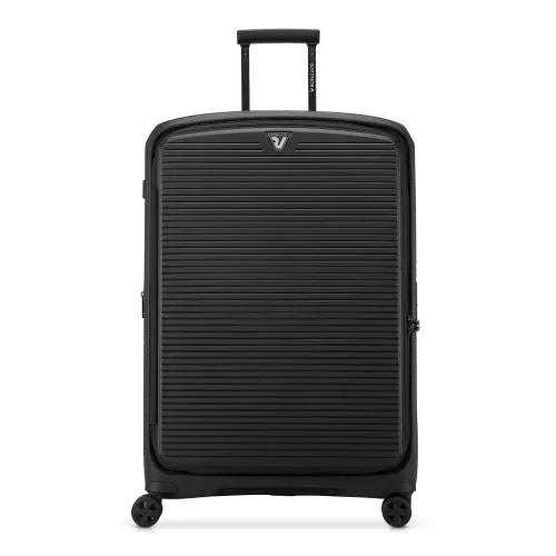 Trolley Grande Roncato Espandibile 4 Ruote Scocca Rigida Capiente NERO TU | Giò Fashion