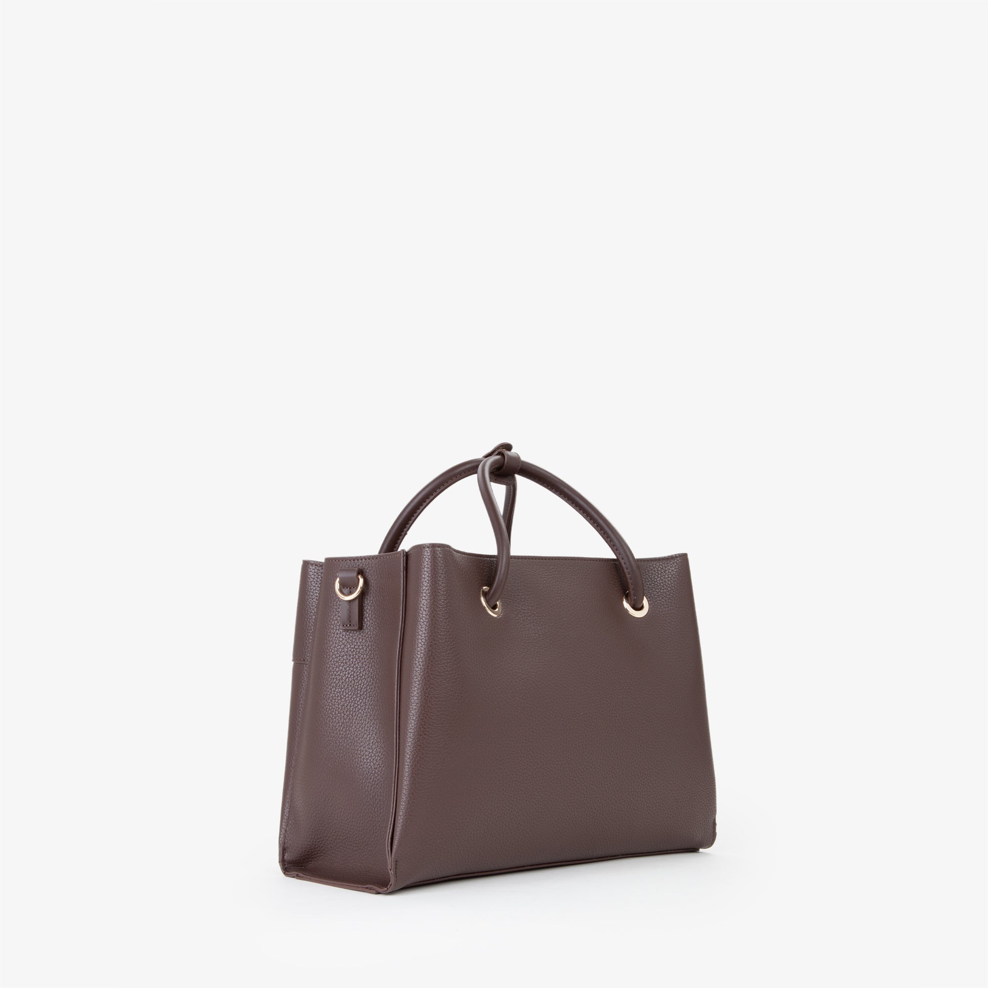 Borsa a mano in pelle sintetica Marrone TU | Giò Fashion