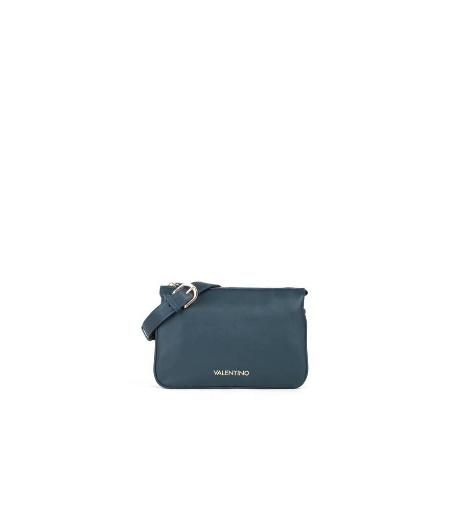 Valentino pochette elegante con tracolla rimovibile e logo frontale BLU SCURO TU | Giò Fashion