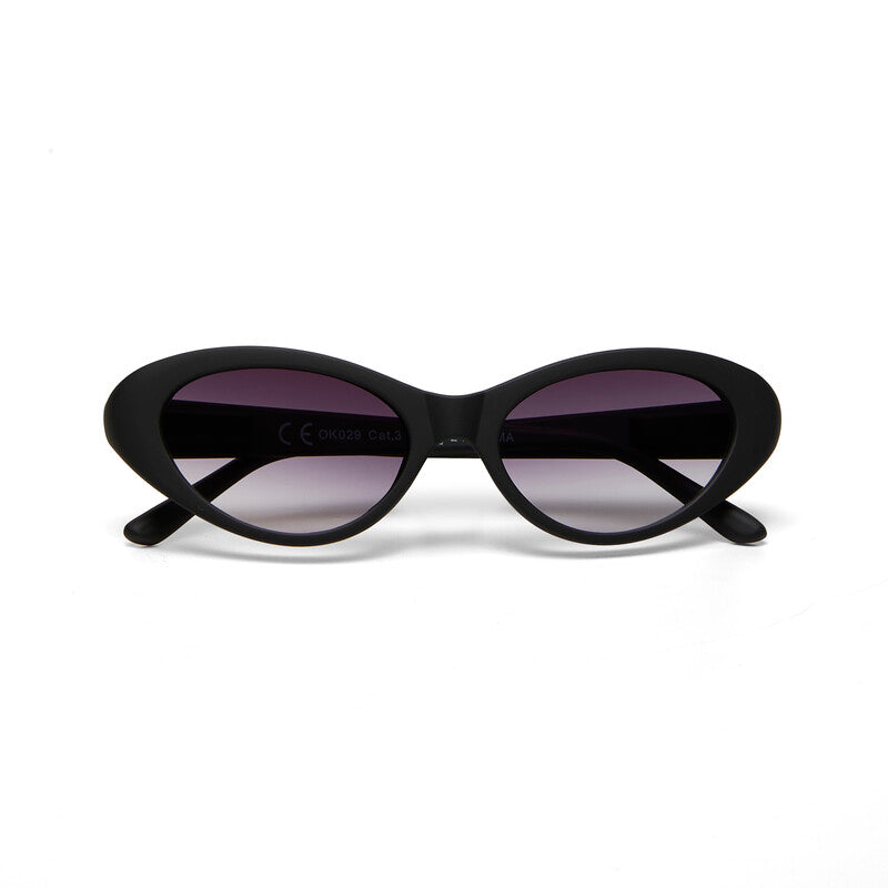 OKKIA Lina Occhiali da Sole Donna Small Cat Eye con Lenti Sfumate e Protezione UV400