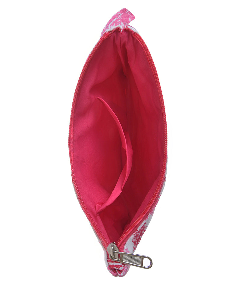 Ble Resort Collection Pochette Rosso in Canvas