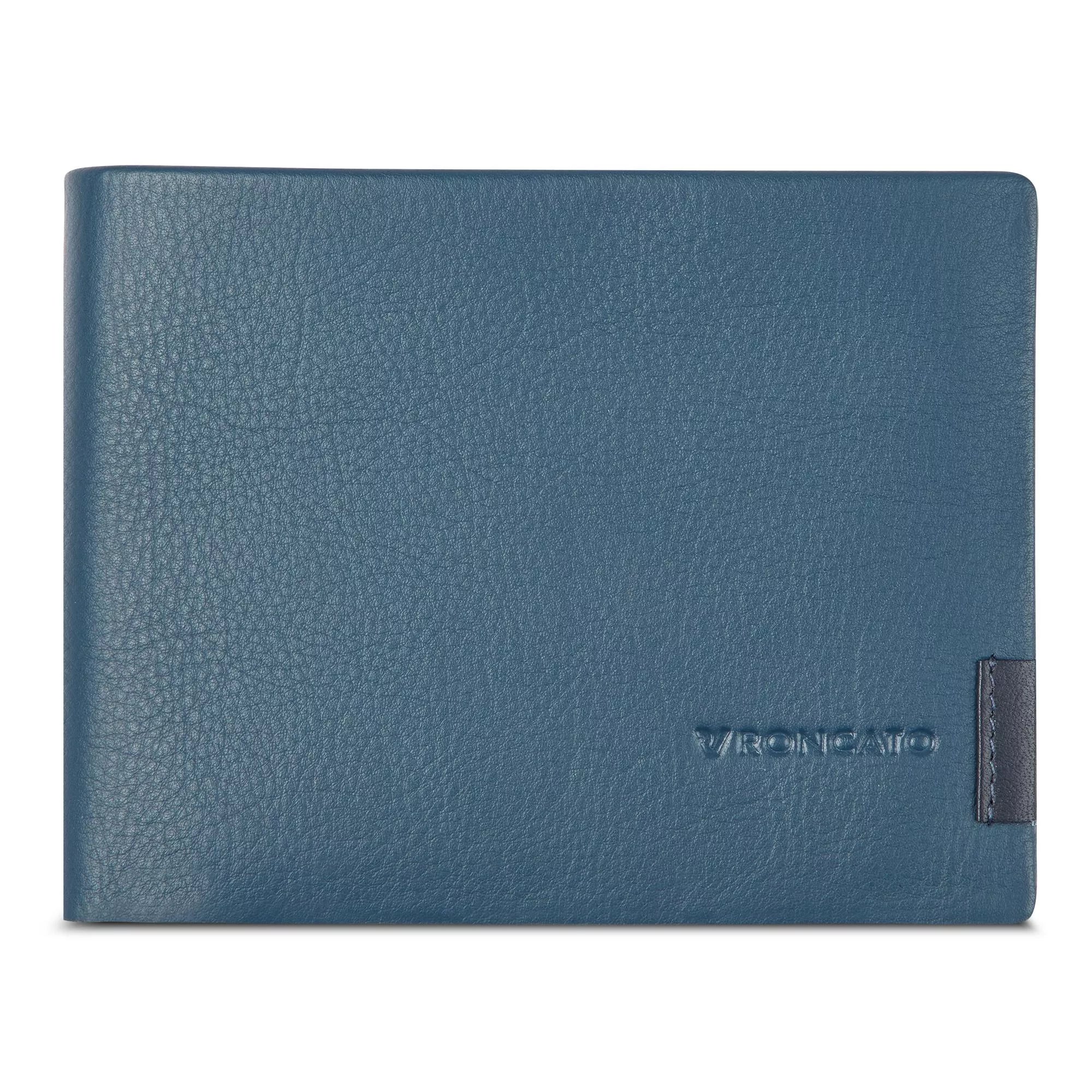 Portafoglio uomo Roncato in pelle con inserto elegante DENIM TU | Giò Fashion