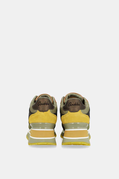 Sneakers donna Anekke con suola platform e inserti decorativi VERDE 41 | Giò Fashion