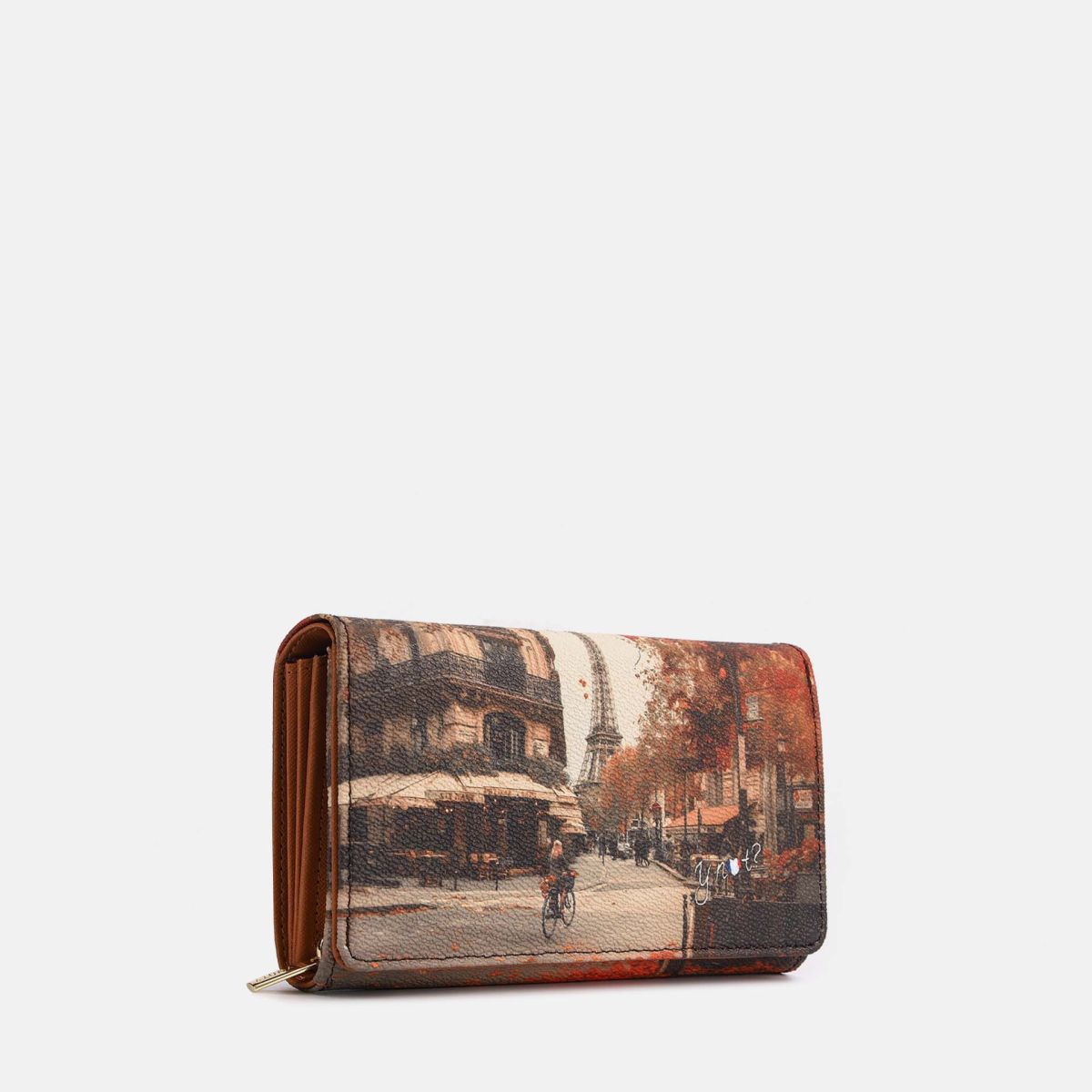 Ynot? Yes Bag Portafoglio Donna Compatto in Ecopelle con Zip