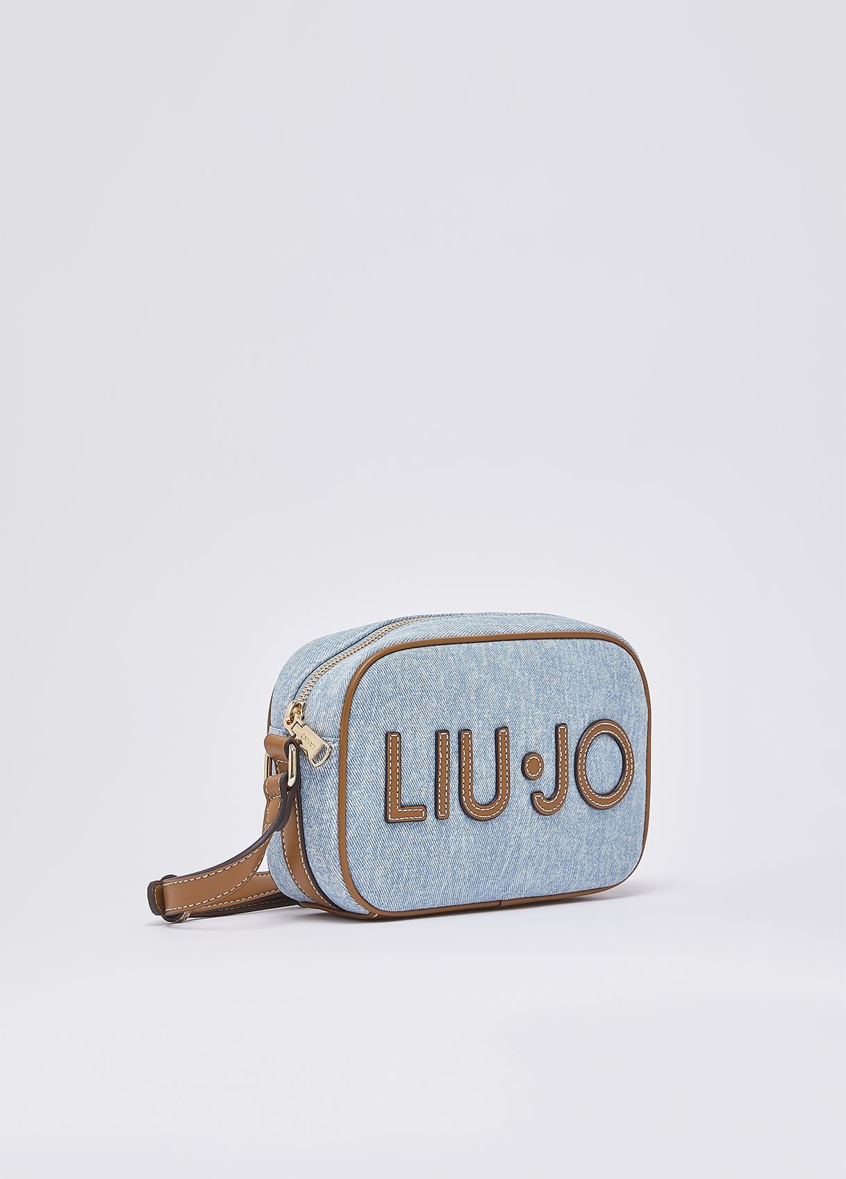 Borsa Tracolla Liu Jo con Logo Frontale e Tracolla Regolabile Denim TU | Giò Fashion