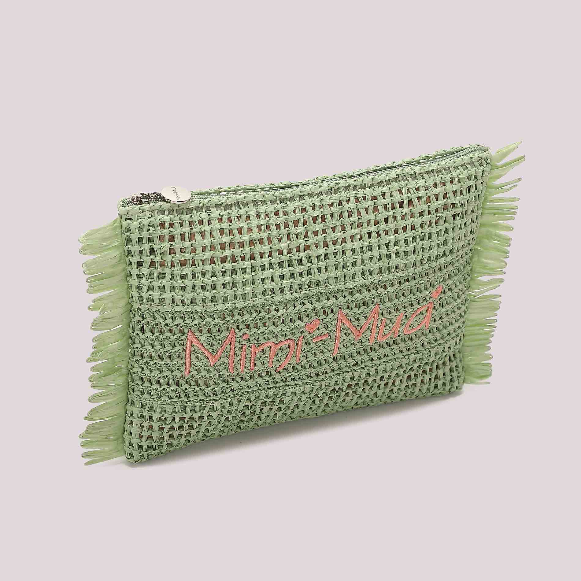 Pochette Mimi Mua Straw Paper