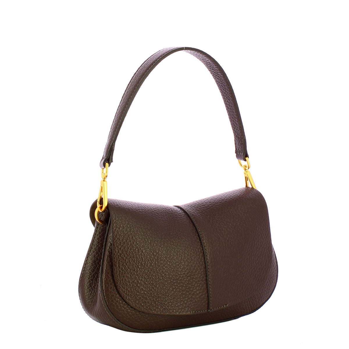 Borsa Gianni Chiarini Helena Round in pelle con doppia tracolla Marrone TU | Giò Fashion