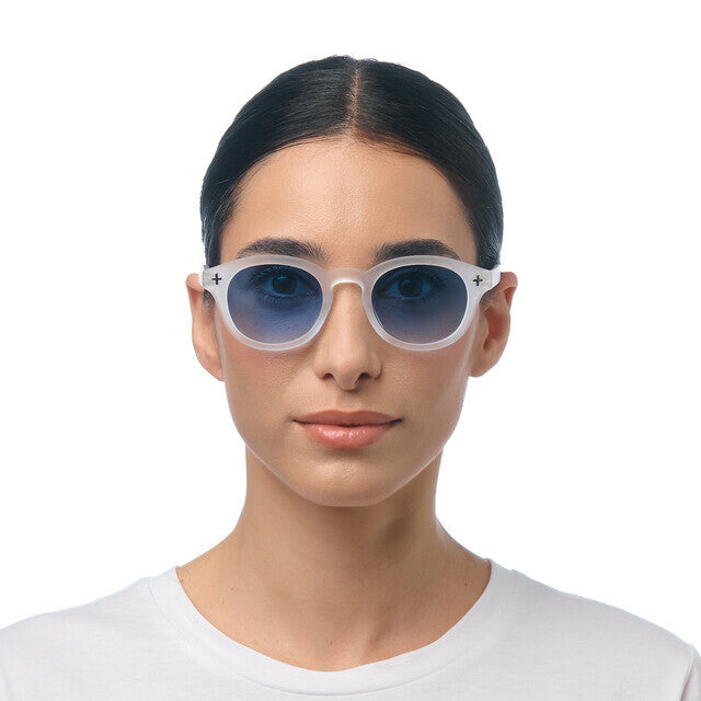 OKKIA Milano Occhiali da Sole Unisex con Lenti Sfumate e Protezione UV400
