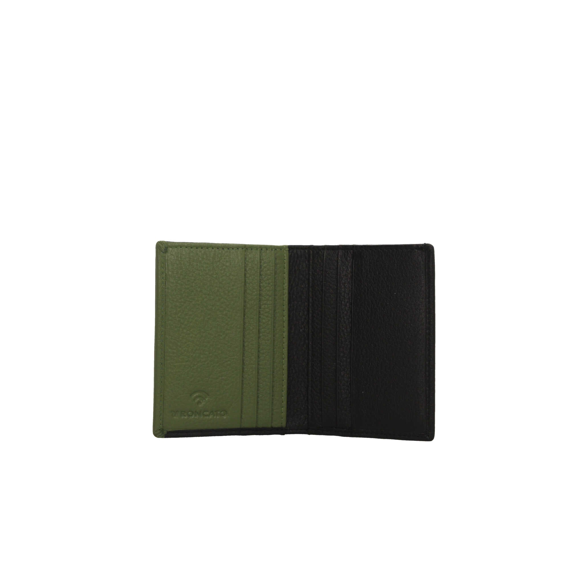 Porta carte di credito Iron Roncato Nero/Verde TU | Giò Fashion