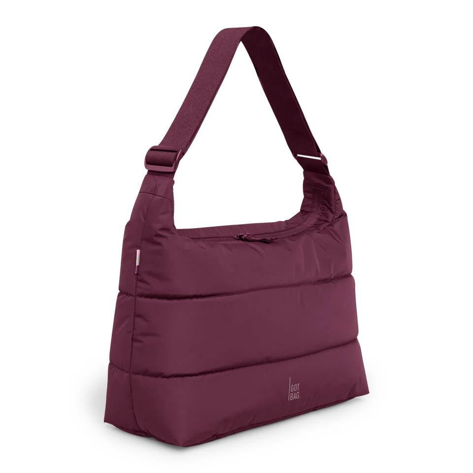 GOT BAG Puffer Square Bag Large – Borsa a Spalla Imbottita in Materiale Riciclato
