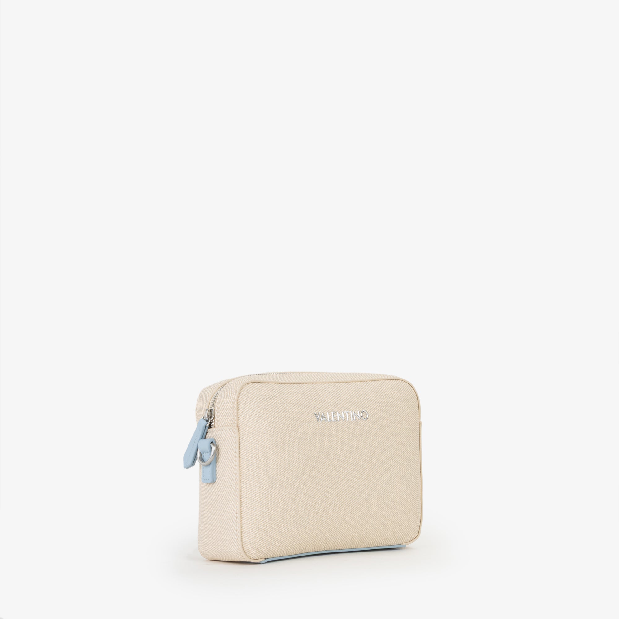 Borsa a tracolla Mario Valentino compatta in tessuto con chiusura zip e design essenziale AVIO TU | Giò Fashion