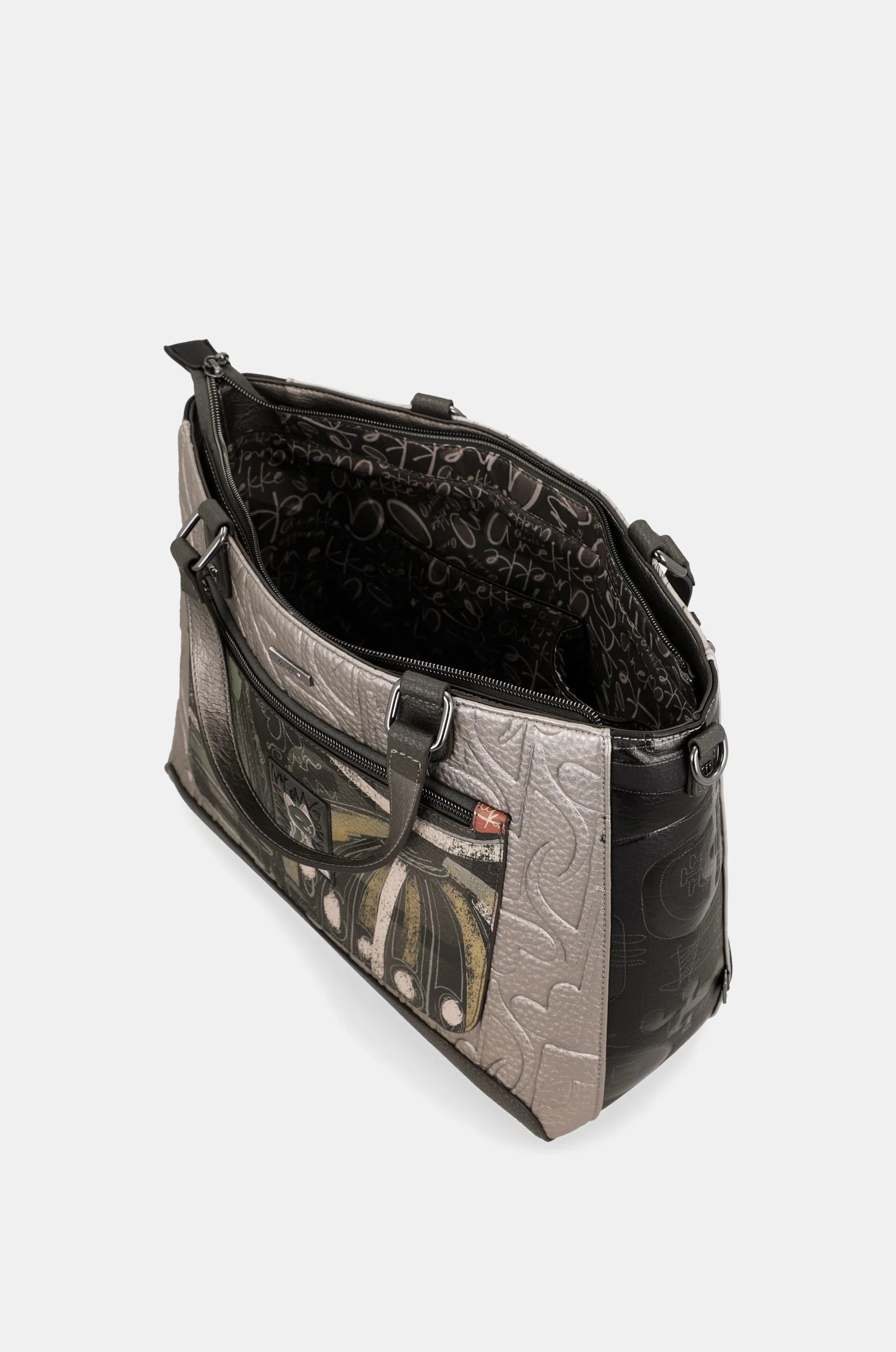 Borsa Quadrata Donna Anekke con Manici e Tracolla