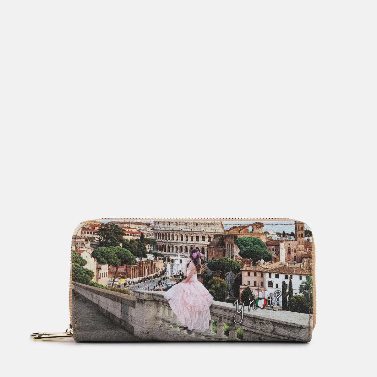 Portafoglio Y Not Capiente con Chiusura a Zip ANLIGHTROME TU | Giò Fashion