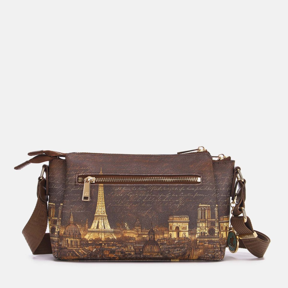 Ynot? Yes Bag Borsa a Spalla Donna con 3 Scomparti