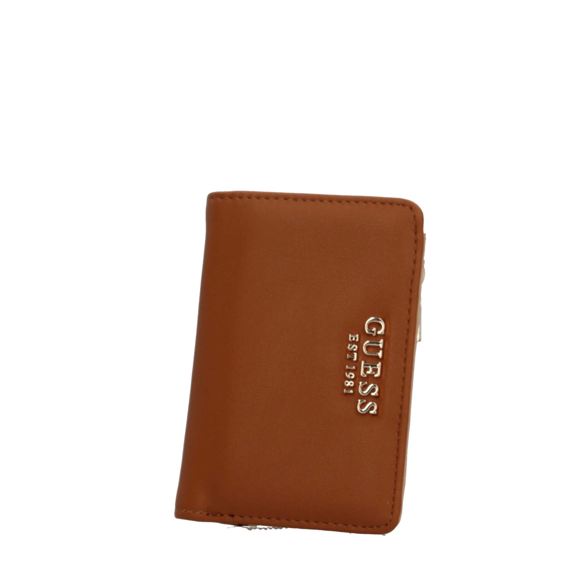 Portafoglio guess con chiusura con bottoncino Marrone TU | Giò Fashion