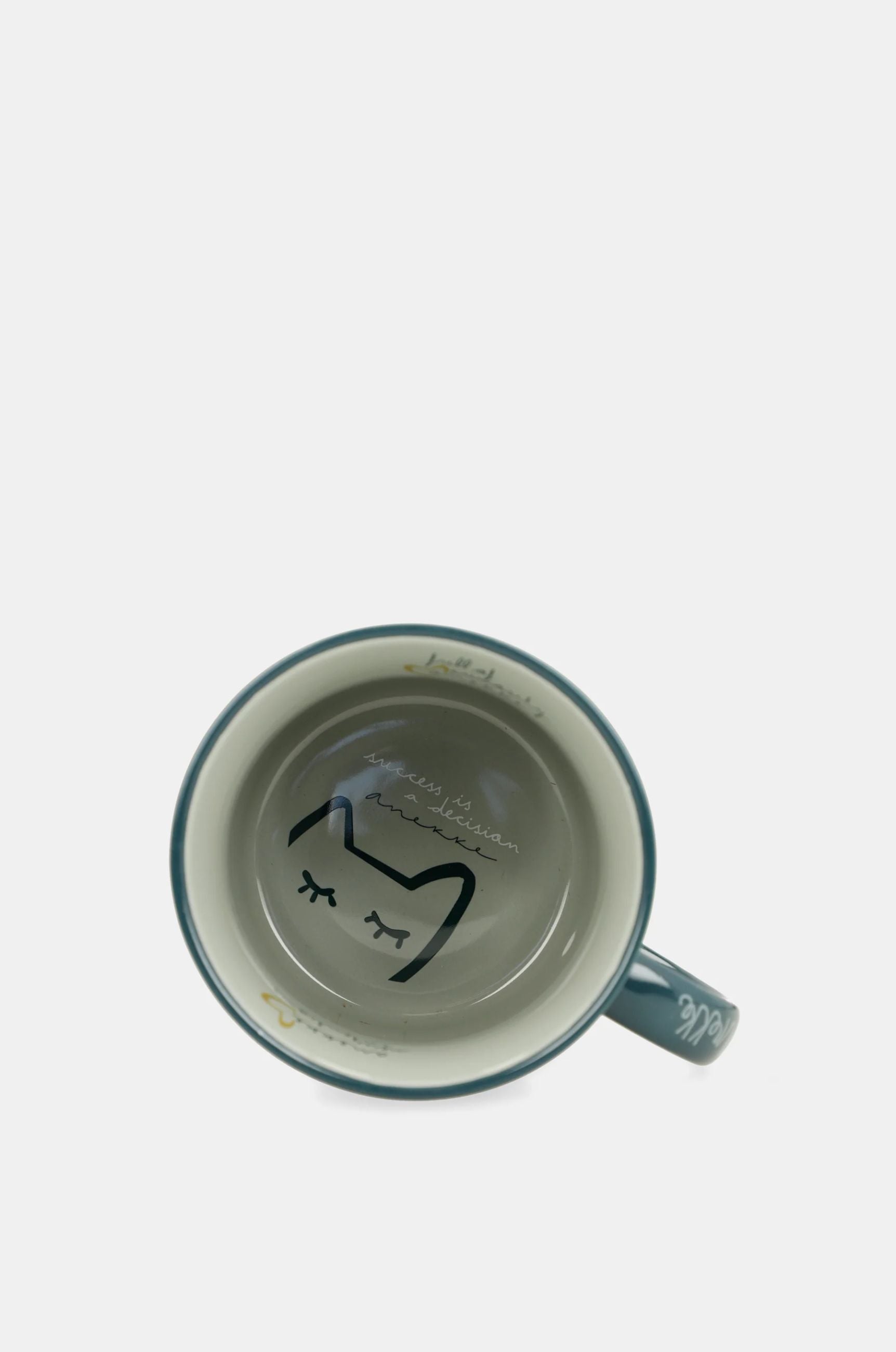 Tazza Anekke donna in ceramica con illustrazione Verde TU | Giò Fashion