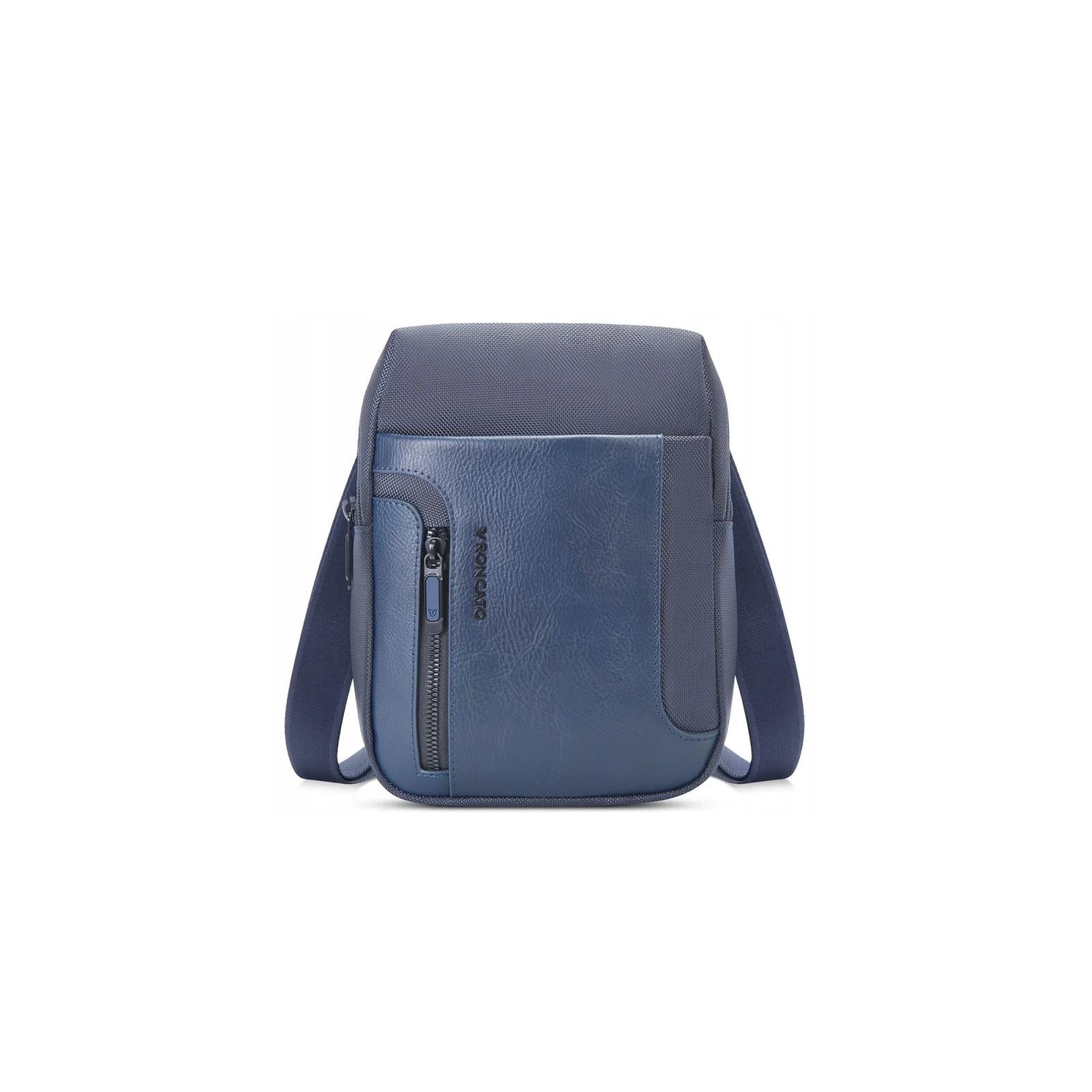 Roncato borsa a tracolla uomo compatta con tasche multifunzione BLU TU | Giò Fashion